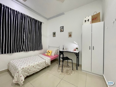 Fully Furnished Medium Room for Rent @ SENTUL FREE UTILITIES near MRT LRT to KLCC and TRX
