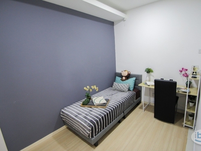 Single Room with Aircond & Window for rent at D'Alpinina, Puchong