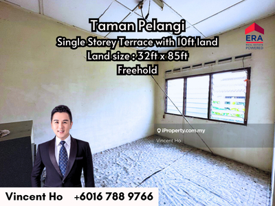 Single Storey Terrace with 10ft land