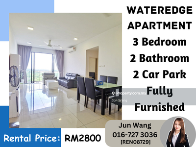 Wateredge Apartment, 3 Bedroom 2 Bathroom 2 Car Park, Fully Furnished