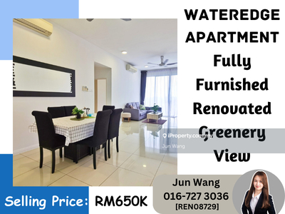 Wateredge Apartment, Renovated, Greenery View, Fully Furnished, 3 Bed