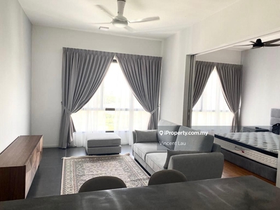 Well Maintain Brand New Fully Furnished High Floor unit with Nice View