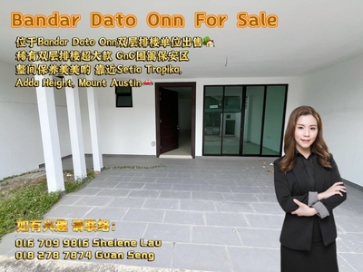 Bandar Dato Onn Double Storey For Sale/ Setia Tropika Adda Height Mount Austin Taman Daya/ Near CIQ
