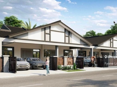 Best modern single terrace house for sale in Jasin Melaka
