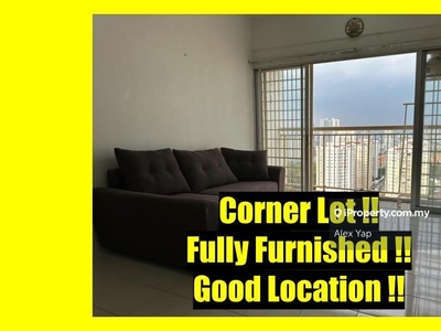 Cornet Lot/ Fully Furnished/ Near KTM MRT/ Condominium/ Kepong