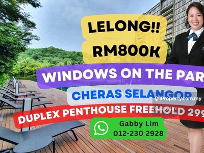 Lelong Super Cheap Condominium @ Windows On The Park Cheras Selangor