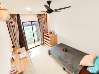 [NEAR MID VALLEY] Fully-Furnished Single Room with AirCond & Window for Rent at Saville Old Klang Road