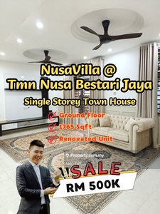 Nusavilla Taman Nusa Bestari Jaya Townhouse Ground Floor