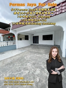 Permas Jaya Double Storey For SALE/ Senibong Cove Taman Rinting Molek Seri Alam Johor Jaya/ Near CIQ, EDL