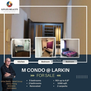 Renovated high ROI unit for sell @ M Condo Larkin Below Market