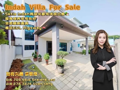 Setia Indah Indah Villa 2.5 Storey Bungalow For Sale/ Taman Mount Austin Taman Daya Desa Tebrau/ Near CIQ EDL