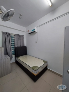 Single Room with Air Cond | Fully Furnished | Covered Walkway | Mix Gender Unit