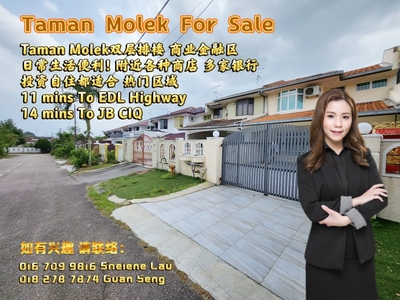 Taman Molek Double Storey For SALE/ Mount Austin Desa Tebrau Taman Daya Johor Jaya/ Near EDL