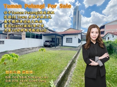 Taman Pelangi Single Storey Semi-D For Sale/ JB Town Larkin/ Near JB CIQ/ edl sentosa midvalley southkey