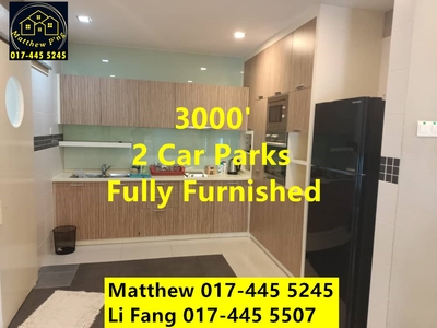 Tanjung Beach Condo - Fully Furnished - 3000' - 2 Car Parks