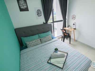 PM For Room Video Fully Furnished Medium Room⏱️5mins to Serdang KTM⚡️Astetica Residence