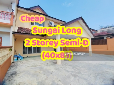 2 Storey Semi-D House @ Taman Bukit Permai,Bandar Sungai Long