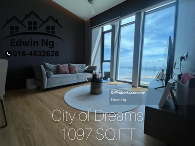 City of Dreams 1097sf, Middle Floor, Fully Furnished & Cozy Design