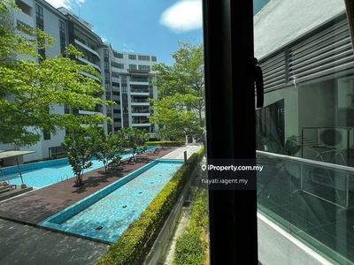 Fully Renovated Serin Residency Cyberjaya Swimmimg pool view