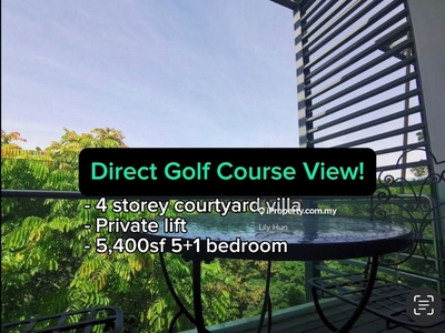 Landed Courtyard Golf Course View Villa for Sale