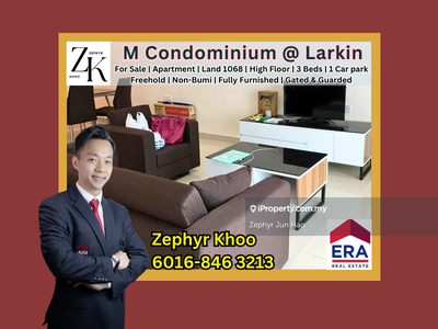 M Condominium @ Larkin Apartment Fully Furnished For Sale