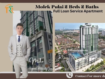 Molek Pulai Service Apartment Lowest Price 1st Buyer Full Loan 2 Car