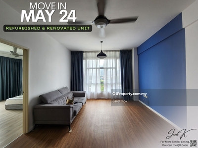 Newly Renovated and Refurbished, Walking distance to LRT MRT & KTM