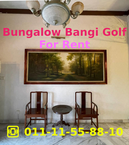 2 Storey Bungalow Bangi Golf For Rent ❤️