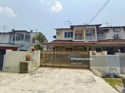 Full Loan Hot Area Bercham Taman Seri Dermawan End Lot Double Storey
