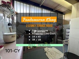 Low Cost Double Storey Terrace House for sale in Pandamaran Klang