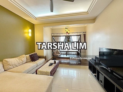 Basic partly furnished unit with good breezy view.