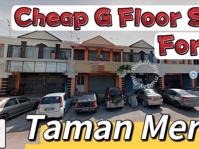 Cheap G floor Shoplot For Sales Taman Merdeka Batu Berendam