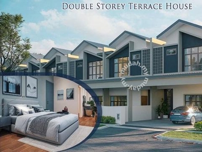 New Double Storey Terrace House at Tapang Height for Sale