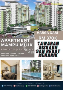Rumah Mampu Milik Residensi Sakura Putrajaya | ZERO Booking Freehold