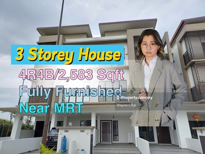 Near MRT 3 Sty Corner House Puchong Bandar 16 Sierra Renovated