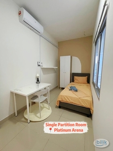 Affordable & Cozy Big Spacious Single Partition Room at Platinum Arena, Old Klang Road