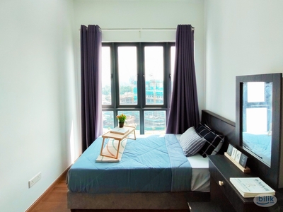 Fully-Furnished Single Room Attached with Bathroom for Rent at SkyVille 8, Old Klang Road