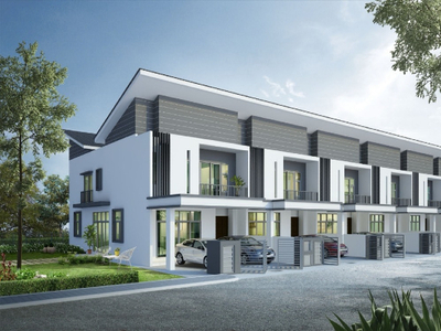 Dengkil Double Storey 24'x75' Townhouse with clubhouse facilities!!