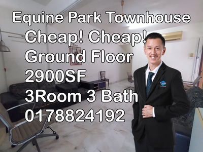 Equine Park Seri Kembangan Selangor Ground Floor Townhouse For Sale