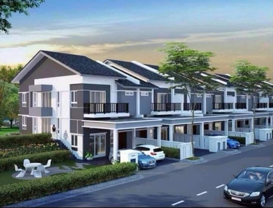 HOT SELLING!!! [ Dengkil 22x65 SEMI-D Concept Garden Home ] 2-Storey Fully Extend , Gated & Guarded