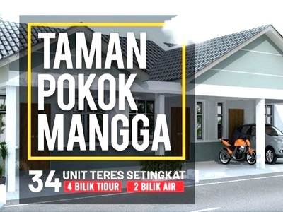 New Project Single Storey Terrace House for sale in Taman Pokok Mangga, Melaka Tengah, Tengah
