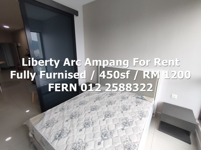 Studio 450sf Liberty Arc @ Ampang Ukay For Rent