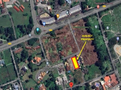 Vacant Residential Land For Sale Near Villa D'Polo Ipoh