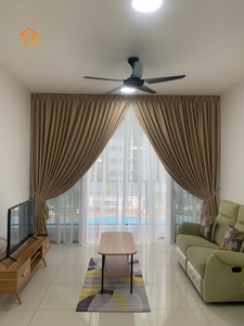 Setia City Residence 1 Min To Setia City Mall For Rent With Partially Furnished