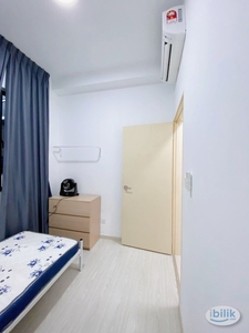 Fully furnished Single room | Linked bridge to LRT Station, 5 stations/ 20 mins from KLCC | WIFI Included | FEMALE ONLY