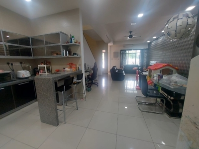 Renovated Kitchen Cabinet Double Storey Terrace House For Sale Taman Cheras Idaman 2 Sg Long Kajang Selangor