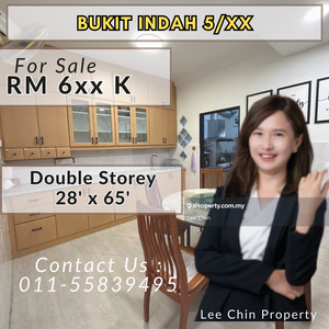 Bukit indah 5 unblockview double storey endlot for sale