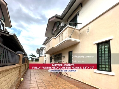 Fully Furnished Cluster Home @ Austin Heights for Rent