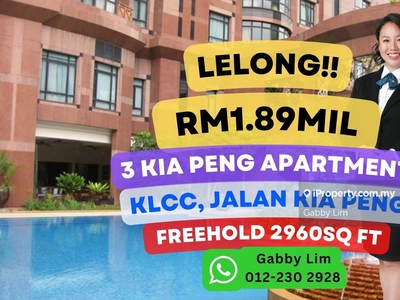 Lelong Super Cheap 3 Kia Peng Service Apartment @ KLCC