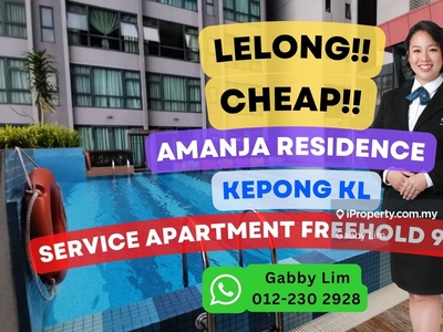 Lelong Super Cheap Condominium @ Amanja Residence Kepong Kuala Lumpur